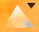 Heinz Mack, Pyramide im Licht (Chromatische Konstellation), 1994, Acrylic on canvas