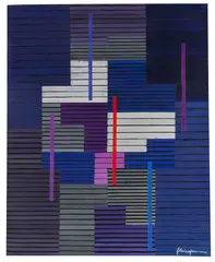 Ohne Titel by Adolf Fleischmann, 1950, Oil on canvas, sold Jun 2016