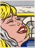 Roy Lichtenstein, Shipboard Girl, 1965, Offset lithograph in colors