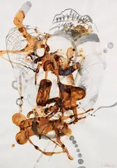 Wünsche by Albert Oehlen, 1993, Mixed media, sold Jun 2016