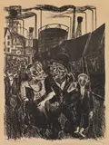 Conrad Felixmüller, Im Kohlerevier (Heimkehr der Kohlenarbeiter)
