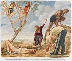 Markus Muntean & Adi Rosenblum, Untitled (Memory is no more than our sensation of the past but it is memory that has helped to take us from who we were and make us who we have become), 2005, Oil on canvas