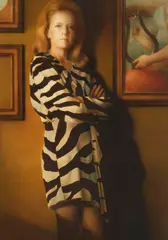 Karolus Lodenkämper, Portrait Gabriele Henkel, 1972, Oil on canvas