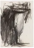 Georg Baselitz, Ohne Titel (Flasche), 1978, Charcoal drawing