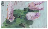 Markus Lüpertz, Flieder, 1991, Oil