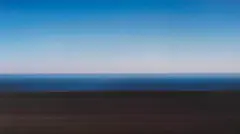 Michael Wesely, Santa Barbara from Santa Ynez, 1999, Color photograph
