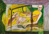 Mimmo Paladino, Senza titolo, 1985, Mixed media