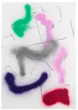 Imi Knoebel, Ohne Titel (Sprühzeichnung)