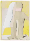 Horst Antes, Ohne Titel, 1965, Gouache