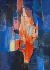 Gino Morandis, Senza titolo, 1953, Oil on canvas