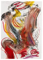 Ohne Titel by Walter Stöhrer, 1995, Mixed media, sold Jun 2016