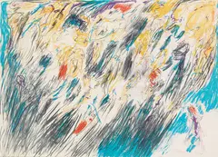 Asger Jorn, Das offene Versteck, 1970, Lithograph in colors