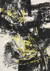XVII.D.57 by Fred Thieler, 1957, Mixed media, sold Jun 2016