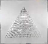 Heinz Mack, Pyramide, 1972, Silkscreen in colors