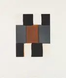 Sean Scully, Vertical Bridge, 2003, Etching and aquatint in colors