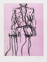 Soldatenbluse by Georg Baselitz, 2009, Etching and aquatint, sold Jun 2016