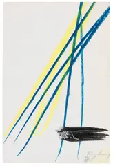 Sans titre by Hans Hartung, 1978, Chalks, sold Jun 2016