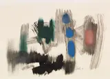 Abstrakte Komposition by Fritz Winter, 1959, Oil on paper, sold Jun 2016