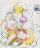 Dieter Roth, 1 von 5 Hermaphroditen, Wohl 1981, Mixed media