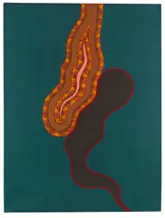 Rolf Gunter Dienst, Momentetagebuch 10.7.68 - Natascha S. nicht in Florenz, Nr. 8, 1968, Acrylic on canvas