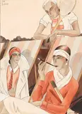 (d.i. Dörte Clara Wolff) Dodo, So ist das Leben, 1929, Watercolor
