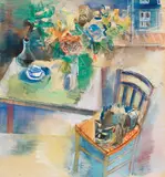 Jean Dufy, Sieste du chat dans l´atelier