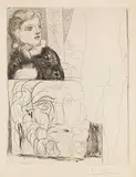 Pablo Picasso, La bonne dans l'atelier de sculpture, 1933, Etching