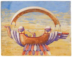 Edgar Ende, Luftschiff, 1963, Mixed media