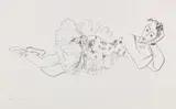 Danseuse allongée, tête accoudée (Dix danseuses) by Henri Matisse, 1925, Lithograph, sold Jun 2016