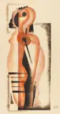 Béla Kádár, Figure in profile