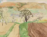 Bodenseelandschaft by Erich Heckel, 1949, Watercolor, sold Jun 2016
