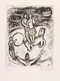 Marc Chagall, Cirque, 1978, Lithograph in colors