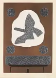 Georges Braque, Oiseau de passage, 1961, Etching in colors