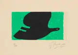 Georges Braque, L'ordre des oiseaux, 1962, Etching in colors