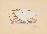 Georges Braque, L'ordre des oiseaux, 1961, Etching in colors