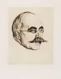 Edvard Munch, Gustav Schiefler, 1905/06, Drypoint