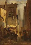 Gustav Schönleber, Belebter Stadtwinkel