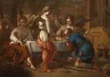 Johannes Voorhout, Abraham und die Engel, Oil on canvas