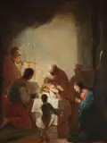 Johannes Zick, Darstellung im Tempel, Oil on canvas