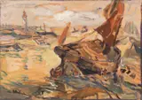 Julius Seyler, Segelschiff im Watt