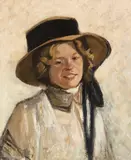 Julius Seyler, Mädchen mit Hut
