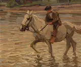 Julius Seyler, In der Schwemme