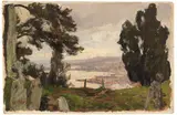 Georg Macco, Blick auf den Bosporus bei Konstantinopel, Ca. 1910/20, Oil on canvas
