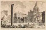 Arco di Settimo Severo by Giovanni Battista Piranesi, 1759, Etching, sold Nov 2015