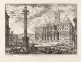 Giovanni Battista Piranesi, Veduta della Basilica di S. Maria Maggiore con le due Fabbriche laterali di detta Basilica