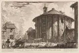 Veduta del Tempio di Cibele a Piazza della Bocca della Verità by Giovanni Battista Piranesi, 1758, Etching, sold Nov 2015