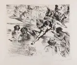 Lovis Corinth, Eine Vision, 1923, Drypoint