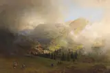 Oswald Achenbach, Blick auf die Rigi