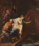 Johann Spillenberger, Susanna und die beiden Alten, Ca. 1667/1670, Oil on canvas