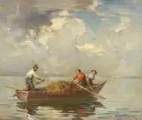 Josef Wopfner, Motiv vom Chiemsee